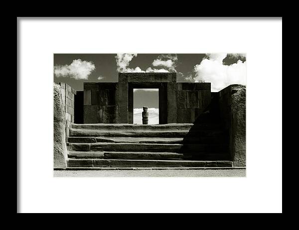 Totem Framed Print featuring the photograph Tiwanaku by Amarildo Correa
