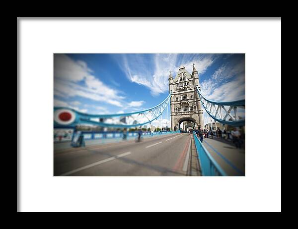 London Framed Print featuring the photograph Tower Bridge in London #2 by Chevy Fleet
