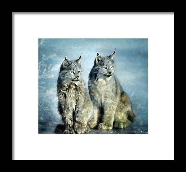 Nature Framed Print featuring the digital art Twins #3 by Gun Legler