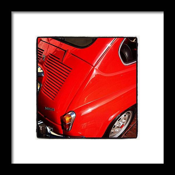 Thecarlovers Framed Print featuring the photograph #vintage #fiat #abarth #car_czars #2 by Mike Valentine