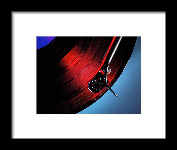 Music Framed Print featuring the photograph Vinyl #2 by Tek Image