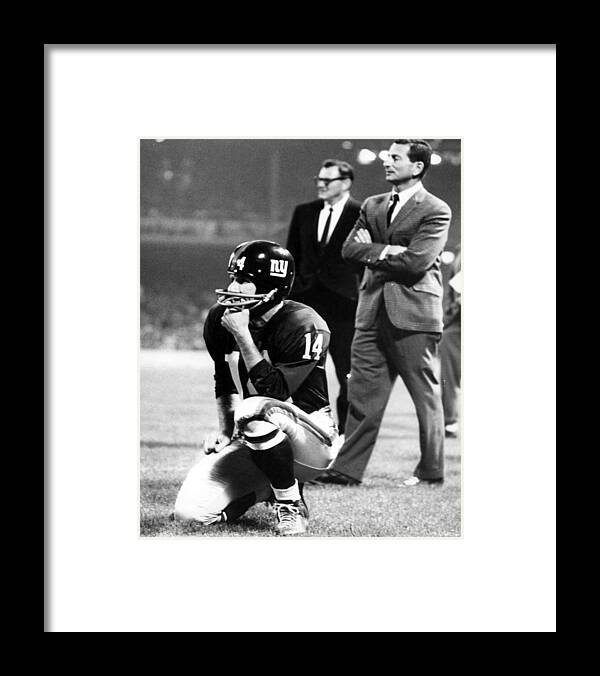 classic Framed Print featuring the photograph Y.A. Tittle #2 by Retro Images Archive