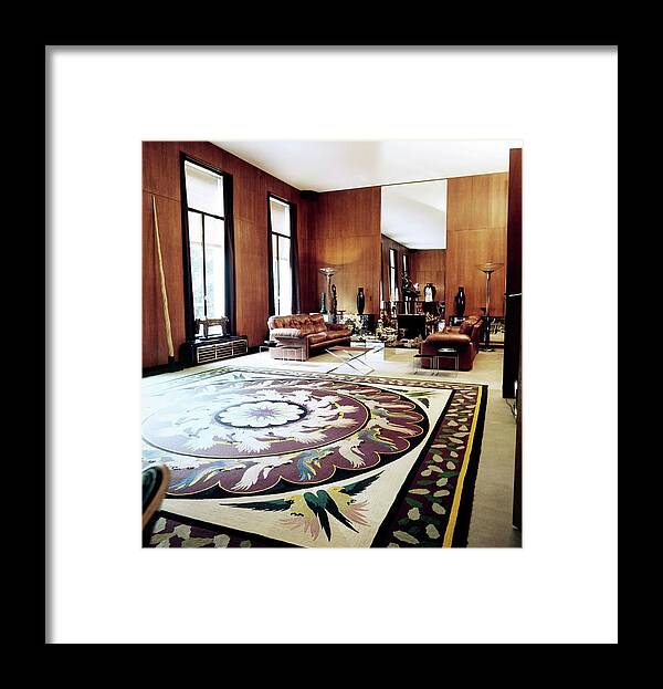 Paris Framed Print featuring the photograph Yves Saint Laurent's Living Room #2 by Horst P. Horst