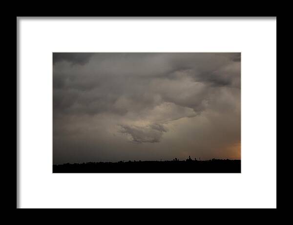 Stormscape Framed Print featuring the photograph Let the Storm Season Begin #13 by NebraskaSC