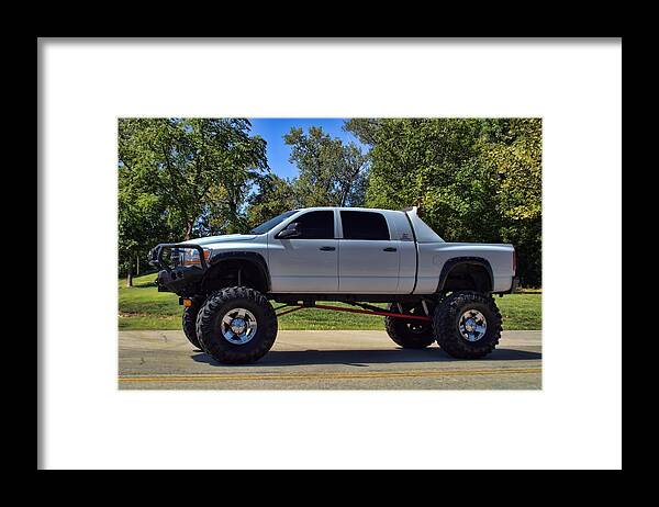2005 Framed Print featuring the photograph 2005 Dodge 2500 Mega Cab Pickup Truck by Tim McCullough
