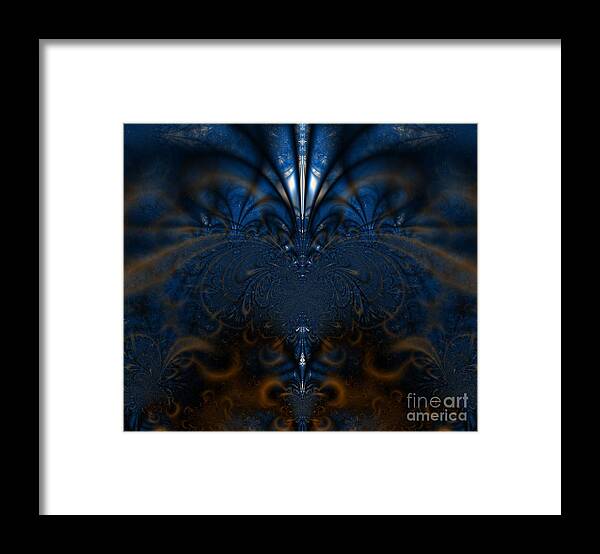 Fractal Framed Print featuring the photograph 201 by Keri West