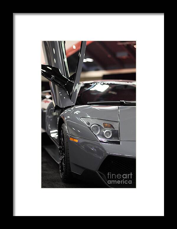 Transportation Framed Print featuring the photograph 2010 Lamborghini LP670-4 Super Veloce - 5D20190 by Wingsdomain Art and Photography