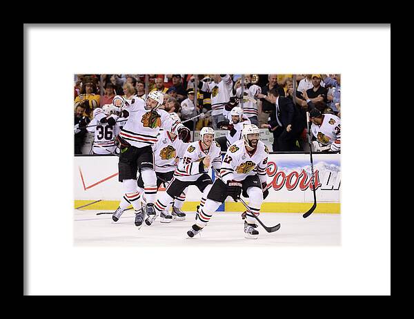 Playoffs Framed Print featuring the photograph 2013 Nhl Stanley Cup Final - Game Six by Harry How