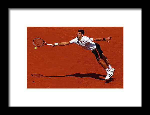 Tennis Framed Print featuring the photograph 2015 French Open - Day Seven by Clive Mason