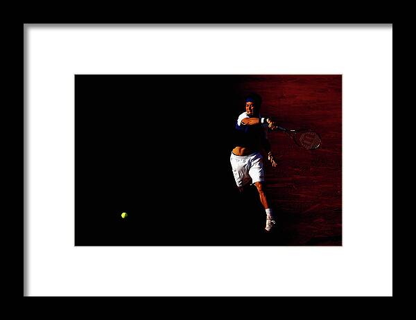 Tennis Framed Print featuring the photograph 2015 French Open - Day Ten by Julian Finney