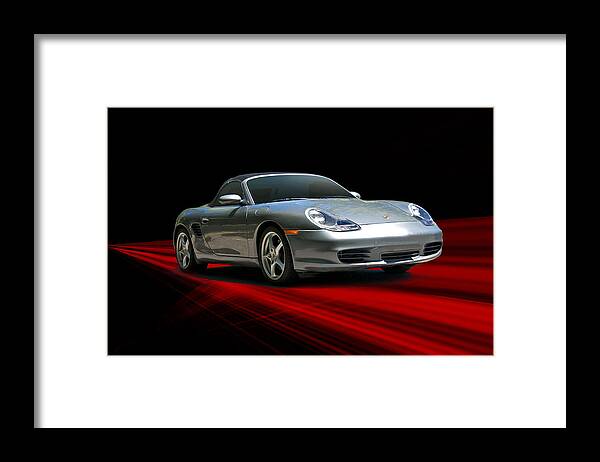Auto Framed Print featuring the photograph 20xx Porsche Carrera by Dave Koontz