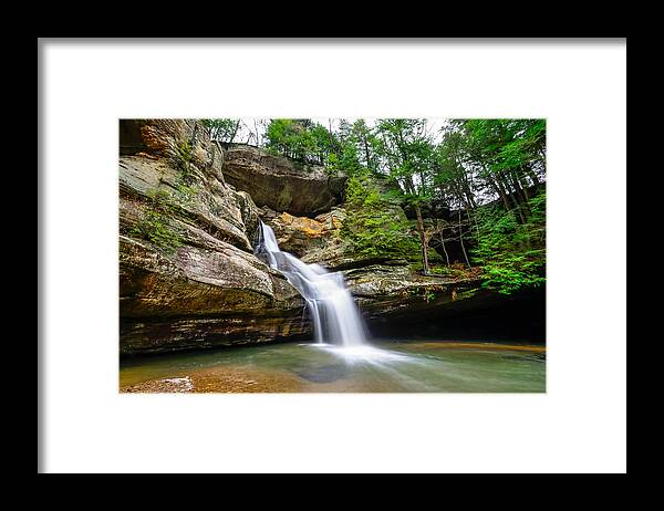 Beautiful Framed Print featuring the photograph Cedar Falls #23 by Brian Stevens