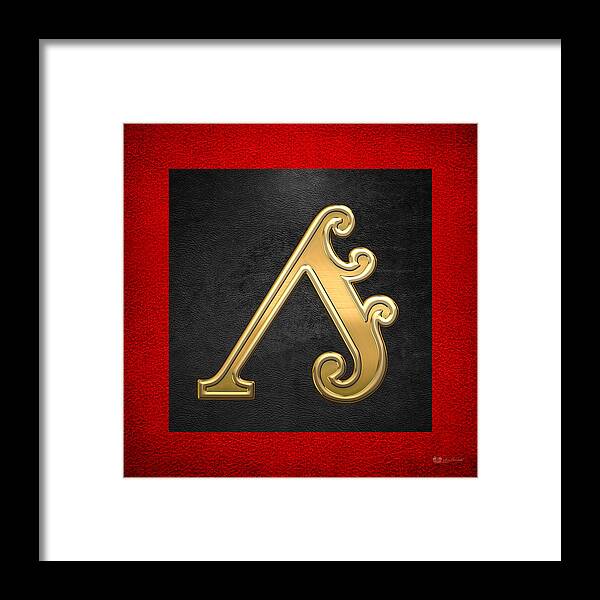 'ancient Brotherhoods' Collection By Serge Averbukh Framed Print featuring the digital art 24th Degree Mason - Prince of the Tabernacle Masonic Jewel by Serge Averbukh