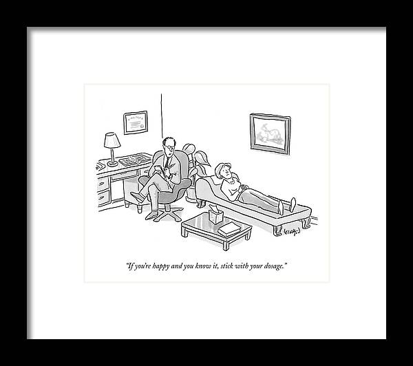 Word Play Clap Your Hands Medical Drugs

(psychiatrist Talking To A Patient.) 122591 Rle Robert Leighton Framed Print featuring the drawing If You're Happy And You Know by Robert Leighton