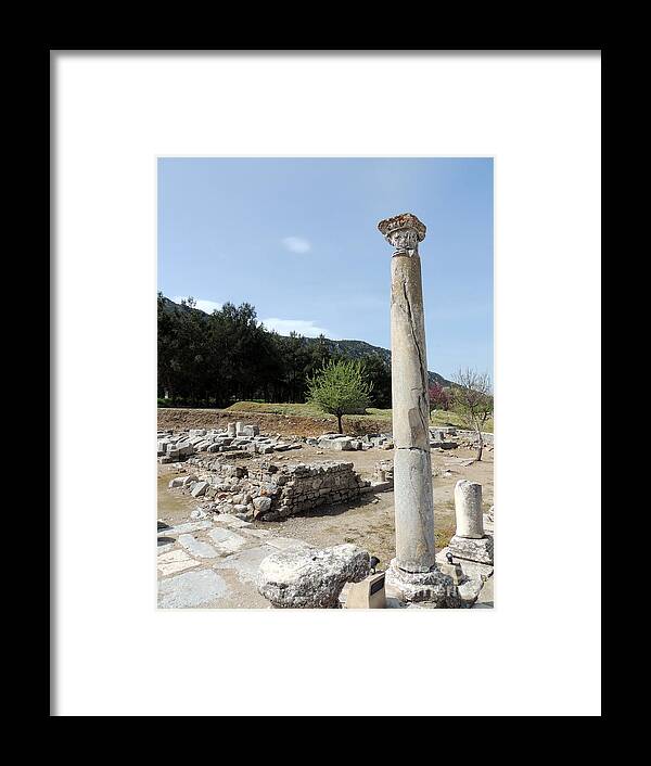 Photo Tags Naples Framed Print featuring the photograph Ephesus #27 by Paul Sandilands