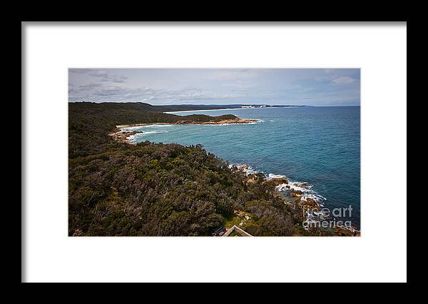Point Hicks Framed Print featuring the photograph Point Hicks Lighthouse #27 by Alexander Whadcoat