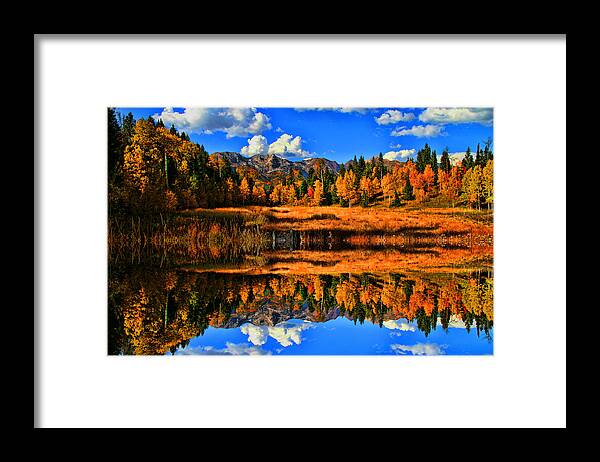 Landscape Framed Print featuring the photograph Autumn Splender #28 by Mark Smith