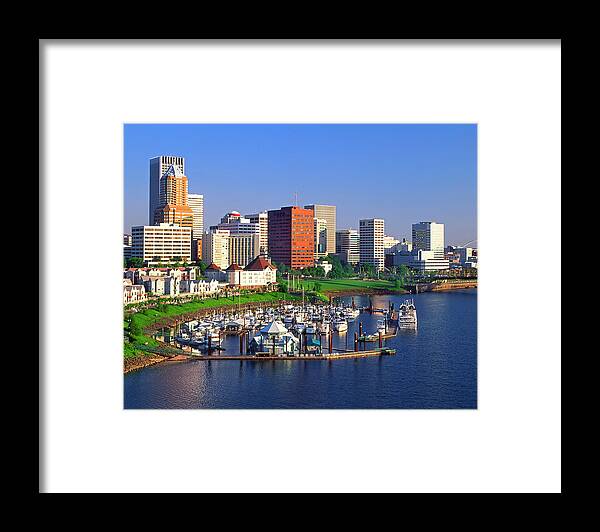 Architecture Framed Print featuring the photograph USA, Oregon, Portland #28 by Jaynes Gallery