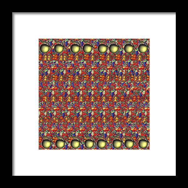 Digital Art Framed Print featuring the digital art 289 grammes of my dreams.This Is A STEREOGRAM by Tautvydas Davainis