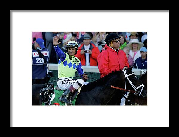 People Framed Print featuring the photograph 143rd Kentucky Derby #3 by Andy Lyons