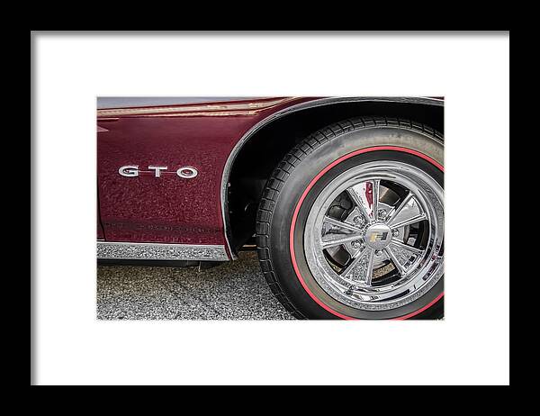 Car Show Framed Print featuring the photograph '69 Goat #3 by Ron Pate