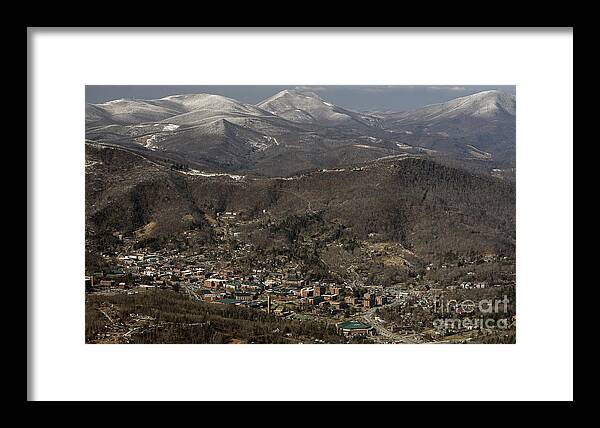 Appalachian State University Framed Print featuring the photograph Appalachian State University in Boone NC #3 by David Oppenheimer