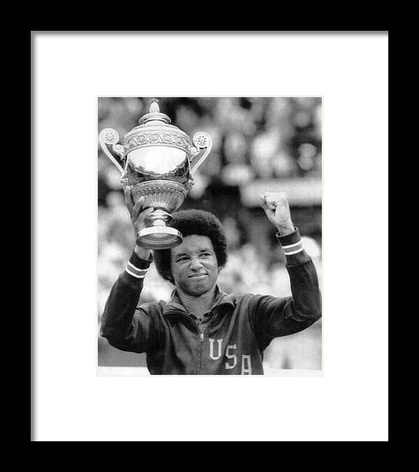 classic Framed Print featuring the photograph Arthur Ashe by Retro Images Archive