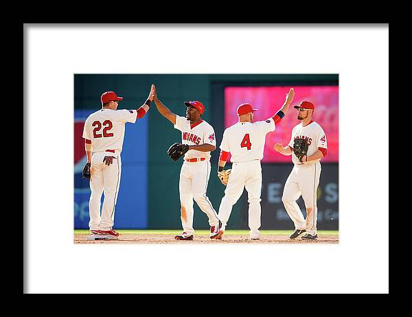 People Framed Print featuring the photograph Baltimore Orioles V Cleveland Indians #3 by Jason Miller