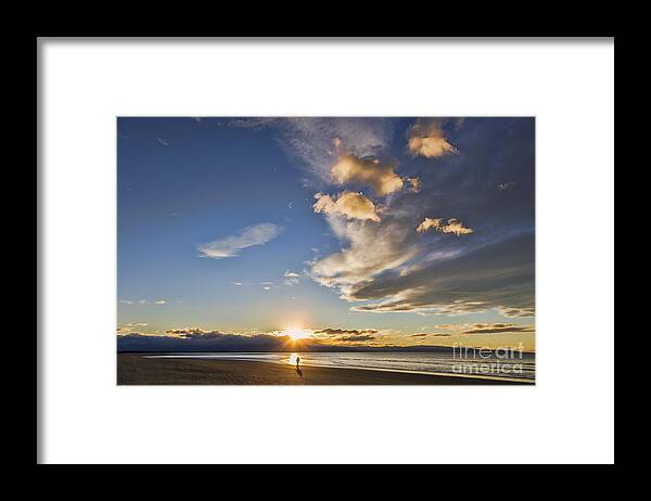 Beautiful Framed Print featuring the photograph Beautiful Sunset #3 by Colin and Linda McKie