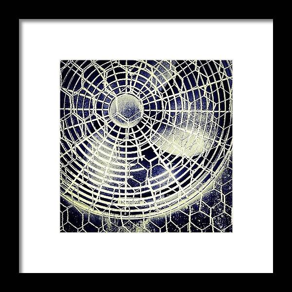 Monochromatic Framed Print featuring the photograph The Fan by Jason Roust