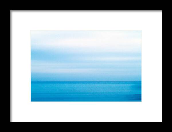 Background Framed Print featuring the photograph Blue Mediterranean by Stelios Kleanthous