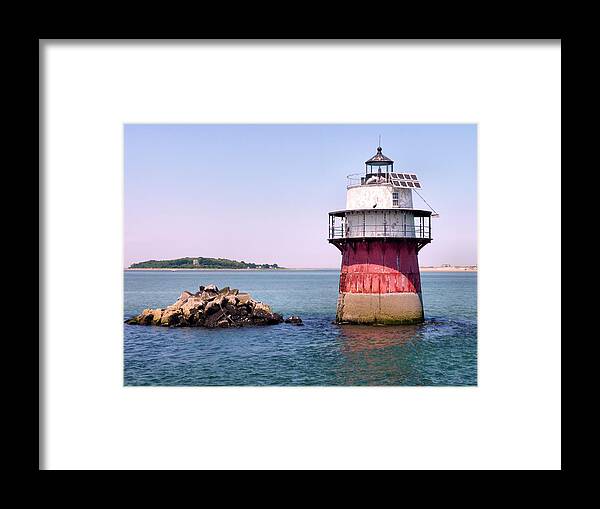 Lighthouses Framed Print featuring the photograph Bug Light by Janice Drew