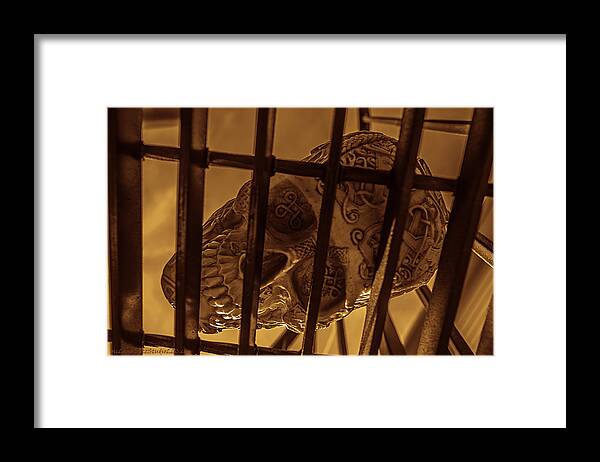 Usa Framed Print featuring the photograph Celtic Skulls Symbolic Pathway to the other world #3 by LeeAnn McLaneGoetz McLaneGoetzStudioLLCcom