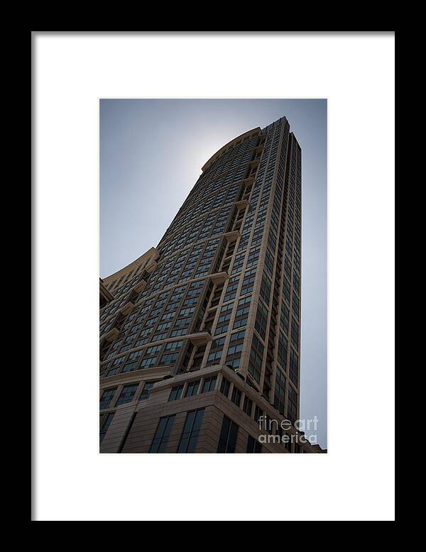 Modern High Rise Apartment Framed Print featuring the photograph City Architecture #3 by Miguel Winterpacht