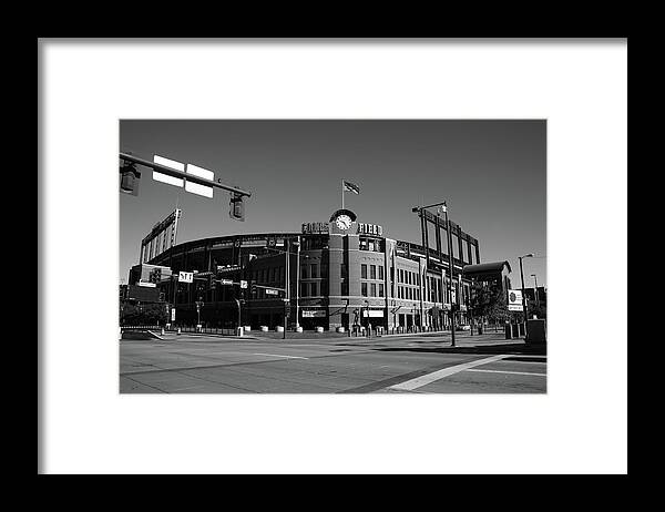 America Framed Print featuring the photograph Coors Field - Colorado Rockies #3 by Frank Romeo