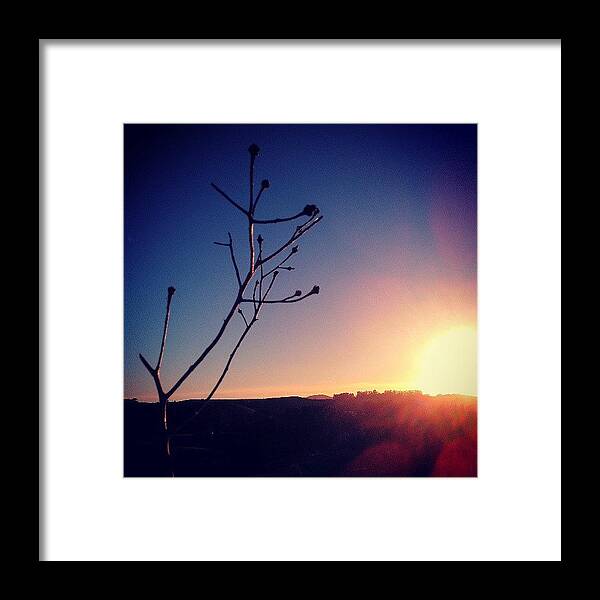 Hills Framed Print featuring the photograph Final Rays #3 by CML Brown