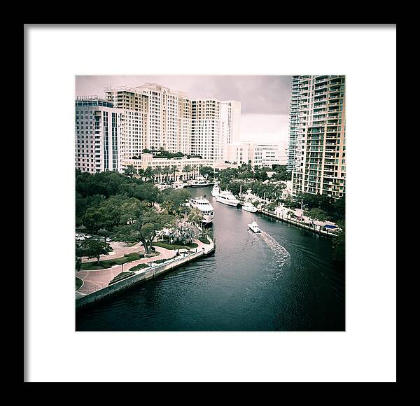 Fort Lauderdale Framed Print featuring the photograph New River #3 by Bill Howard