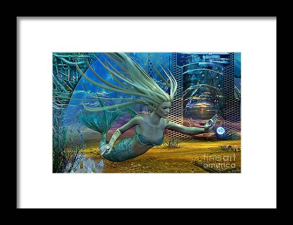 Myths And Legends Framed Print featuring the digital art Of Myths And Legends by Shadowlea Is
