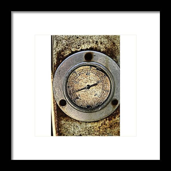 Urbandecay Framed Print featuring the photograph Old Industrial Equipment #greece #3 by Mish Hilas