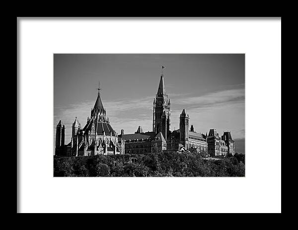 Parliament Framed Print featuring the photograph Parliament of Canada #3 by Prince Andre Faubert