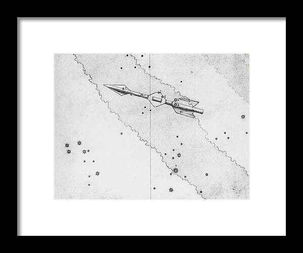 Sagittarius Framed Print featuring the photograph Sagittarius Constellation #3 by Royal Astronomical Society/science Photo Library