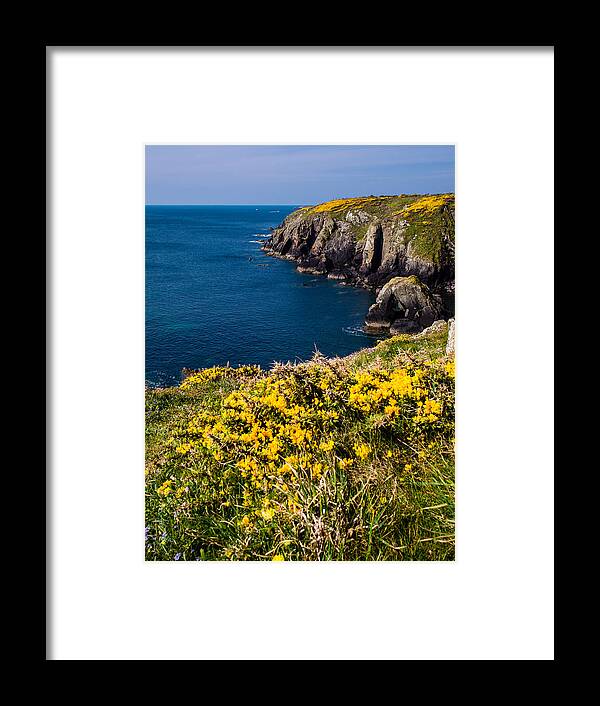 Birth Place Framed Print featuring the photograph St Non's Bay Pembrokeshire by Mark Llewellyn