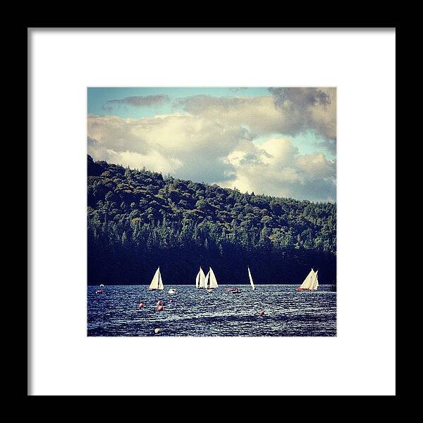  Framed Print featuring the photograph The Lake District Earlier Today #3 by Chris Jones