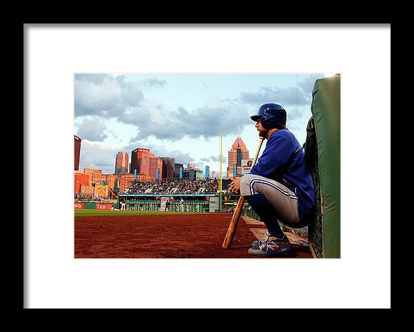 Professional Sport Framed Print featuring the photograph Toronto Blue Jays V Pittsburgh Pirates by Justin K. Aller