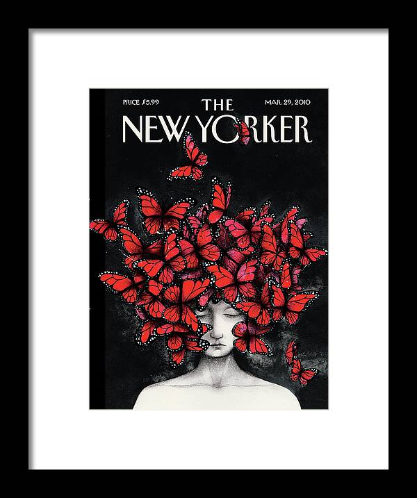 Butterflies Framed Print featuring the painting Homage by Ana Juan
