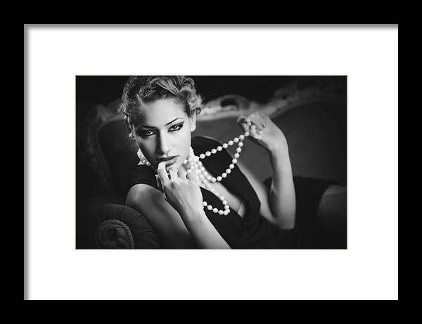 Pearls Framed Print featuring the photograph Untitled #3 by Lillo Bonadonna