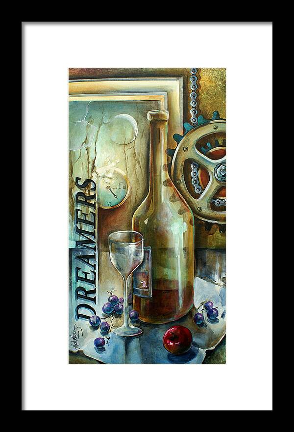Still Life Framed Print featuring the painting Untitled 3 by Michael Lang