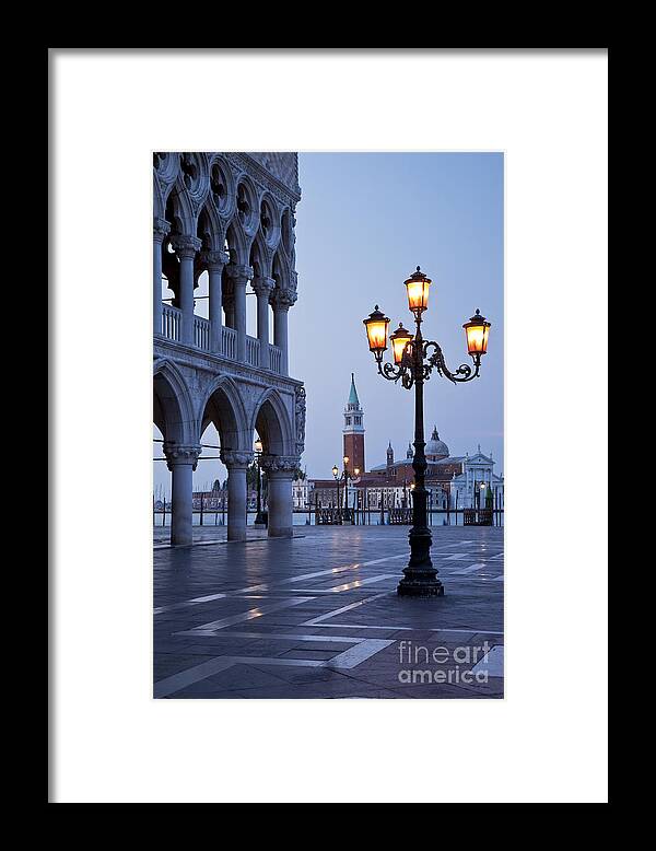 Venice Framed Print featuring the photograph Venice Dawn #1 by Brian Jannsen