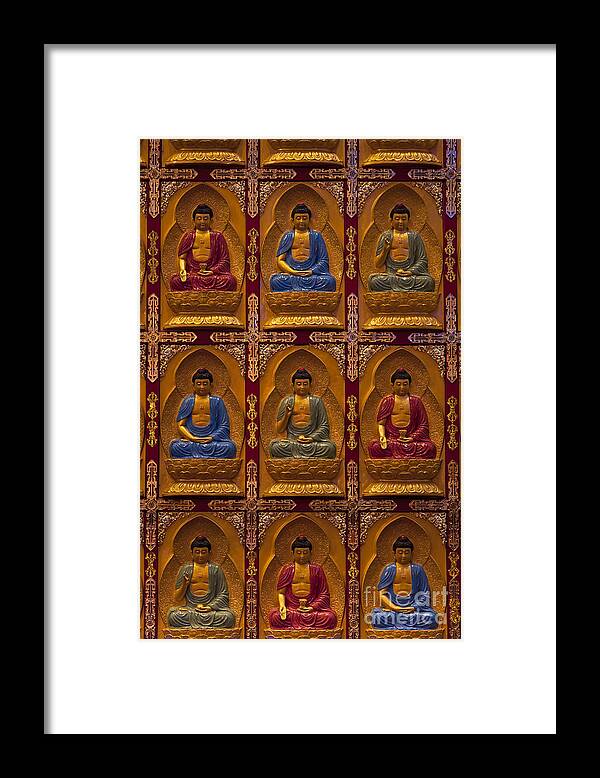 Buddha Framed Print featuring the photograph Vietnamese Temple #3 by Jim Corwin