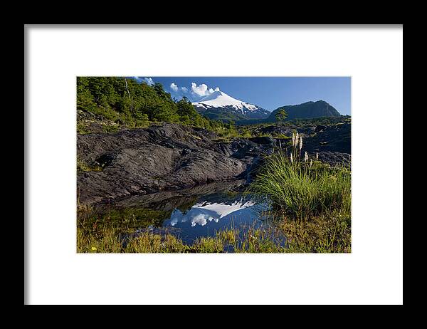 Active Framed Print featuring the photograph Villarrica National Park, Chile #3 by Scott T. Smith